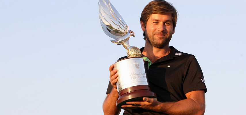 Robert Rock rompe las predicciones y se apodera del Abu Dhabi HSBC Golf Championship.
