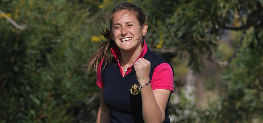 Alessandra Averna inaugura el palmarés del Banesto Tour 2012 en el Parador Málaga Golf