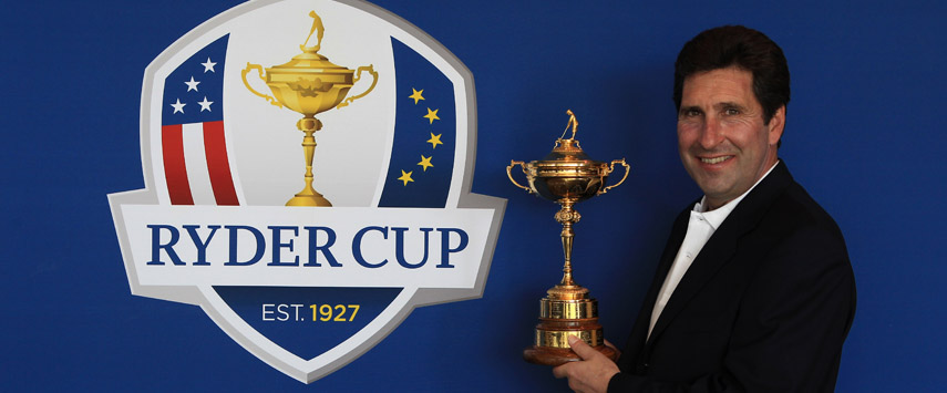 Olazábal names three of his four European Vice Captains for the 2012 Ryder Cup