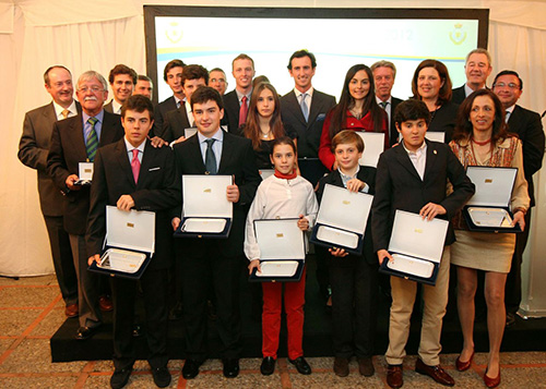 La Federación de Golf de Madrid rinde homenaje a los ganadores del 2012