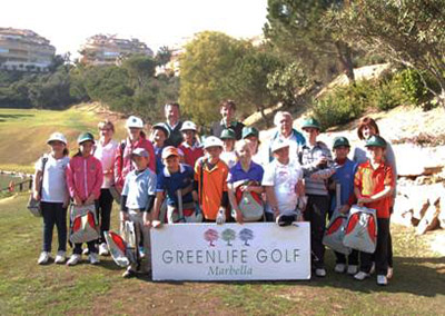 Greenlife Golf Marbella acoge la concentración final del Pequecircuito andaluz de 2012