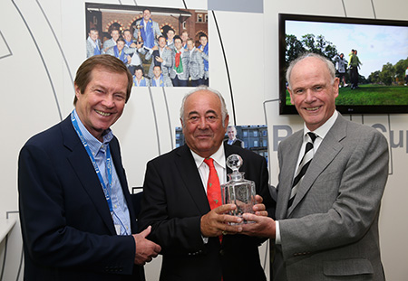 European Tour Vice Chairman Angel Gallardo honoured by the PGA