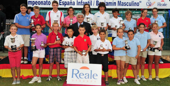 El Campeonato de España Infantil, Alevín y Benjamín REALE, fiesta asegurada en Lumine Golf