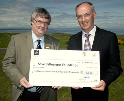 Dubai Golf raises £16,950 for the Seve Ballesteros Foundation