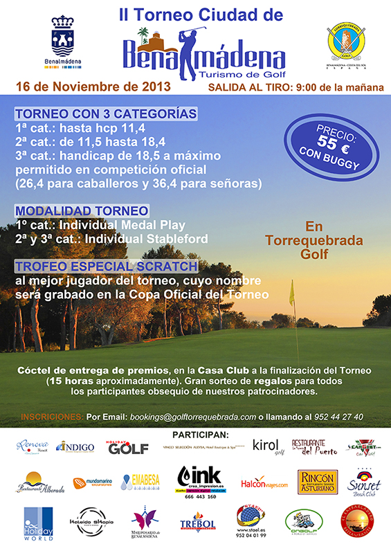 II Torneo de Golf Ciudad de Benalmádena Turismo de Golf