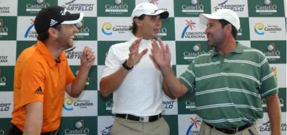 Nadal y Olazábal, unidos en un torneo benéfico de golf