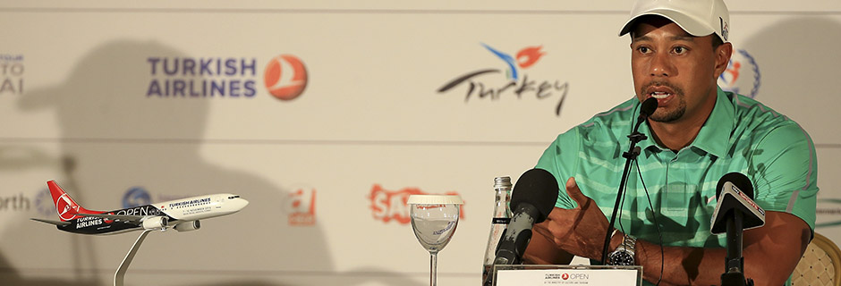 Tiger Woods construye puentes al golf en Turquía