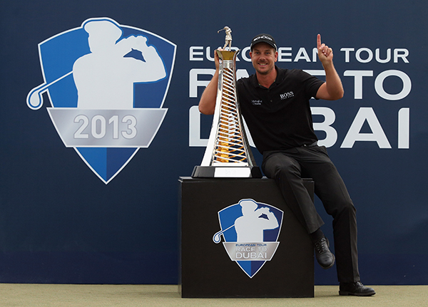Henrik Stenson named the Race to Dubai European Tour golfer of the year