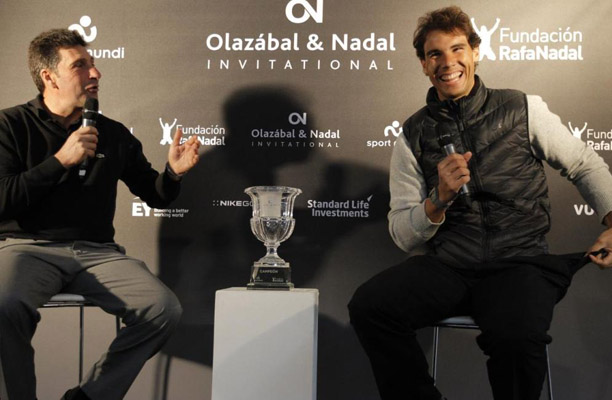 Deuce en el torneo benéfico de golf Olazábal & Nadal Invitational
