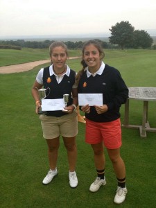 Maria Parra y Ana Pelaez Internacional de Norte de Inglaterra Sub 16 RFGA