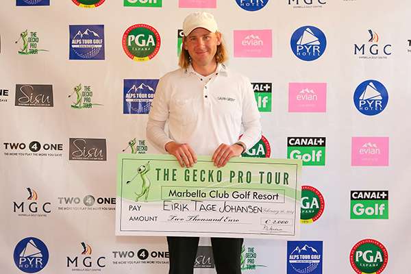 Johansen vence en la parada del Gecko Pro Tour en Marbella Club Golf Resort