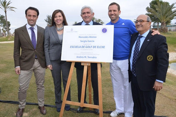 Inaugurada la Escuela de Golf Elche con Sergio García de testigo