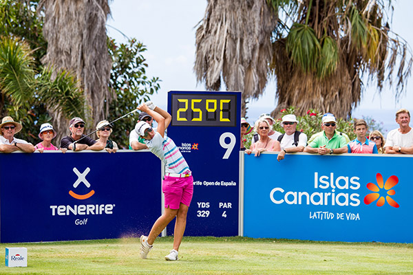 Carlota Ciganda, con opciones de ganar el Tenerife Open de España Femenino