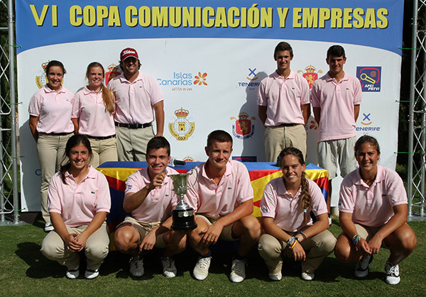 La Escuela Nacional de Golf se erige en protagonista de la Copa Comunicación y Empresas