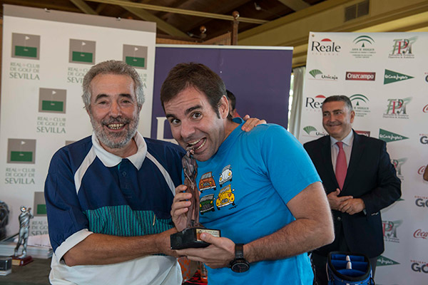 Juan Jesús Quirós, integrante de la Asociación Malagueña de la Prensa Deportiva, revalida el título en el Trofeo Reale de Golf para periodistas deportivos andaluces
