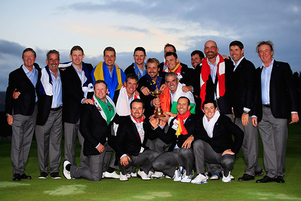 La Ryder Cup y el golf unen a países de la Unión Europea compitiendo bajo una misma bandera