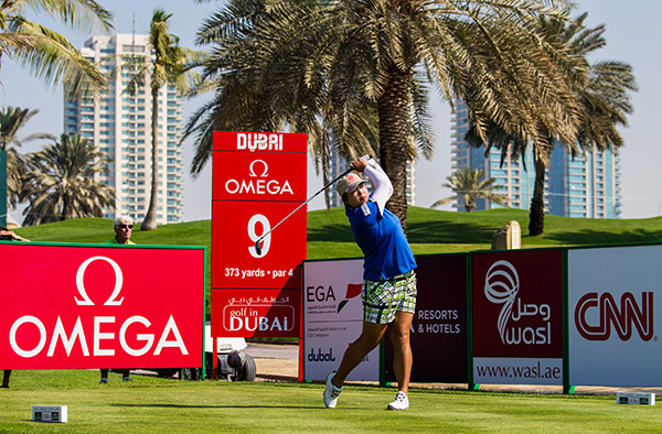 Feng aprieta el acelerador en el Omega Dubai Ladies Masters