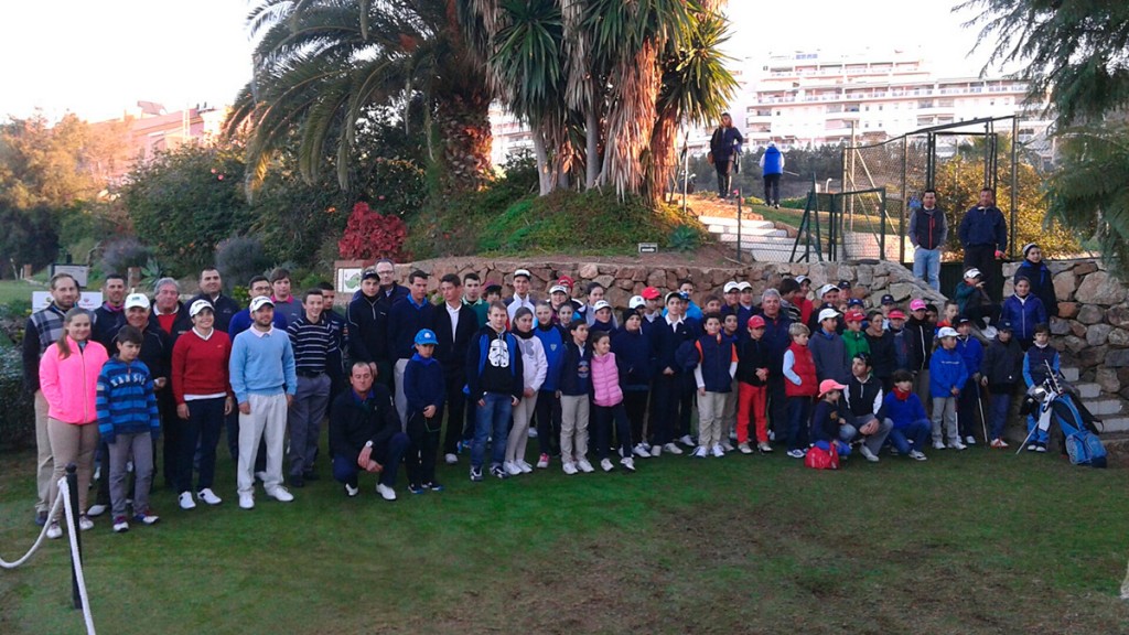 Participantes en la XIV edición del Pro Am Golf Infantil Añoreta Golf
