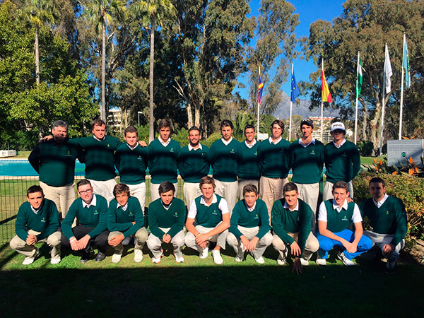 R.C Golf Guadalmina acogió la concentración de los equipos masculinos Sub 25 y Sub 18