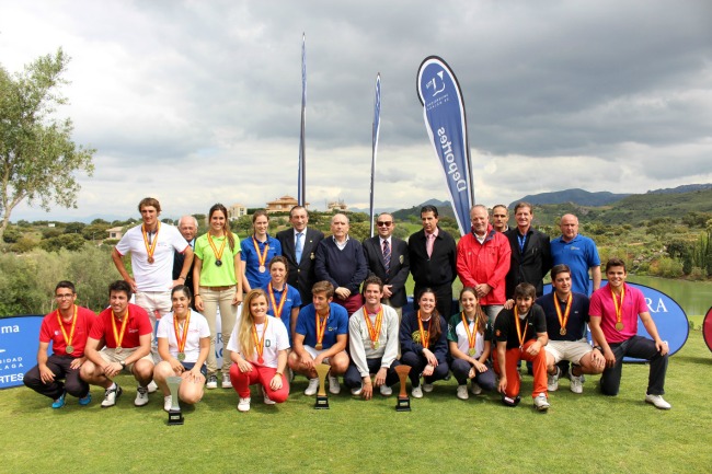 Finaliza el Campeonato de España Universitario celebrado en Antequera Golf
