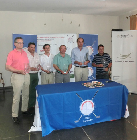 Manuel Herrera Santos gana el IV Campeonato de España de Golf para el Sector Ferroviario