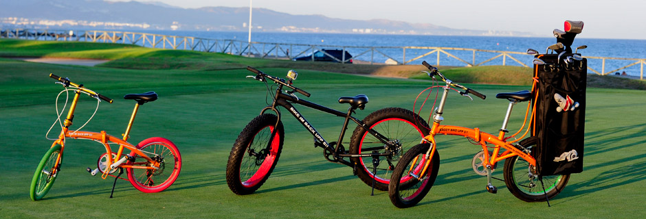 Caddybike, ¿bicicletas y golf? Una idea pionera