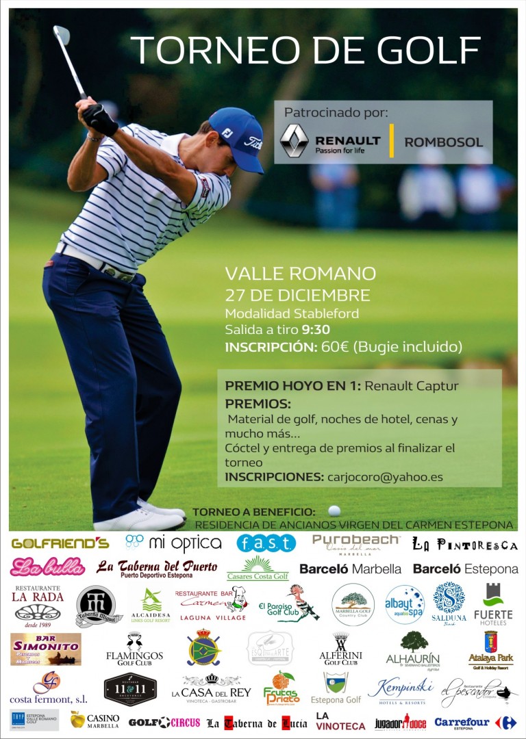 Torneo Solidario Golf Valle Romano.