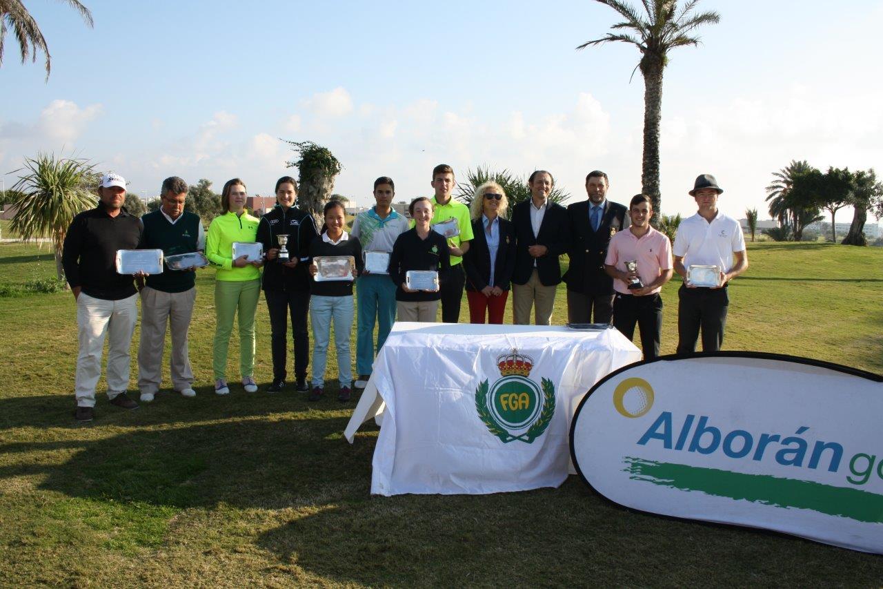 Emilio Hernández y Carmen Belmonte se hacen con la victoria en el Puntuable Andaluz de Almería en Alborán Golf