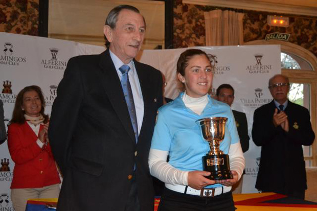 María Parra revalida título en la Copa Andalucía Femenina en Villa Padierna.