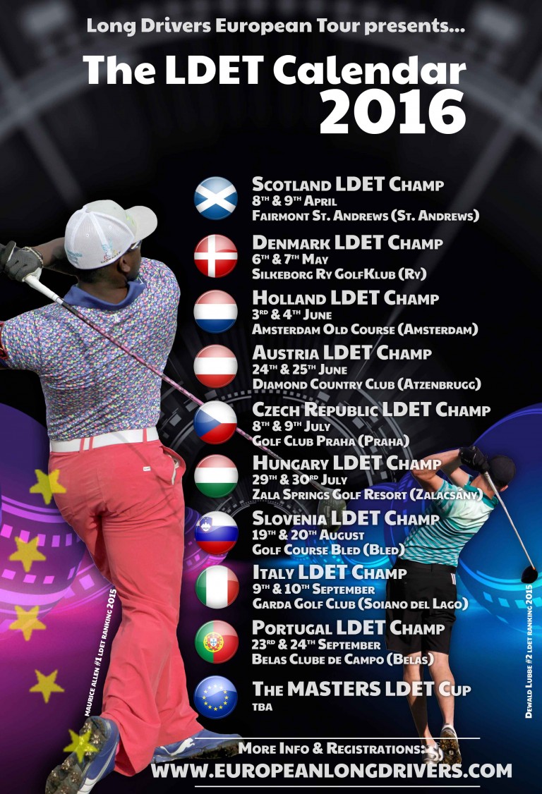 El Long Drivers European Tour estrenará su cuarta temporada en St. Andrews.