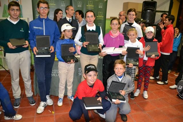 El Real Club de Golf de Sevilla cierra los Circuitos Infantil y Benjamín de Andalucía 2016