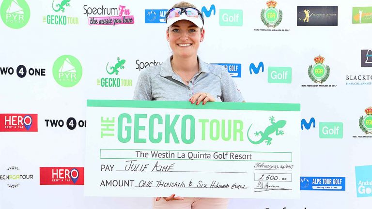 Julie Aimé se hace con la prueba el Gecko Tour en La Quinta Golf