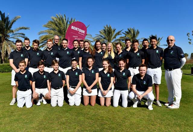 La escuadra superior de Federación de Golf de la región alemana Baden-Wurtemberg prepara en Costa Ballena la nueva temporada