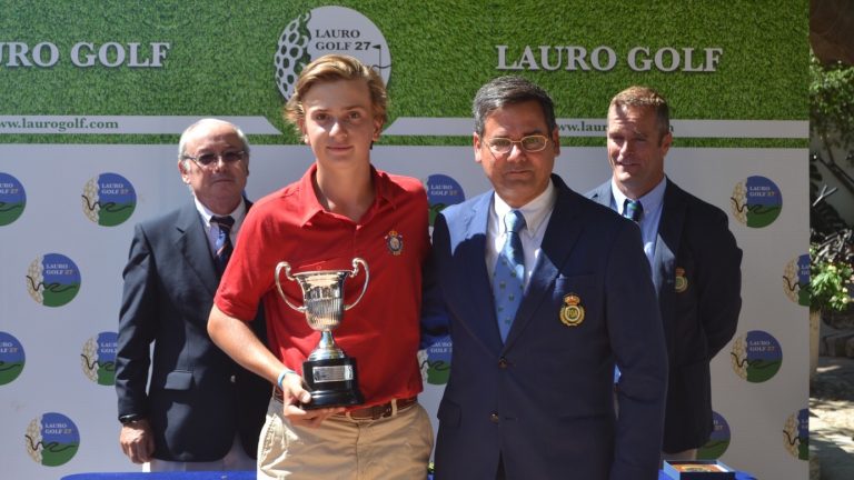 Luis Montojo gana el Campeonato Internacional de España sub-18 en Lauro Golf