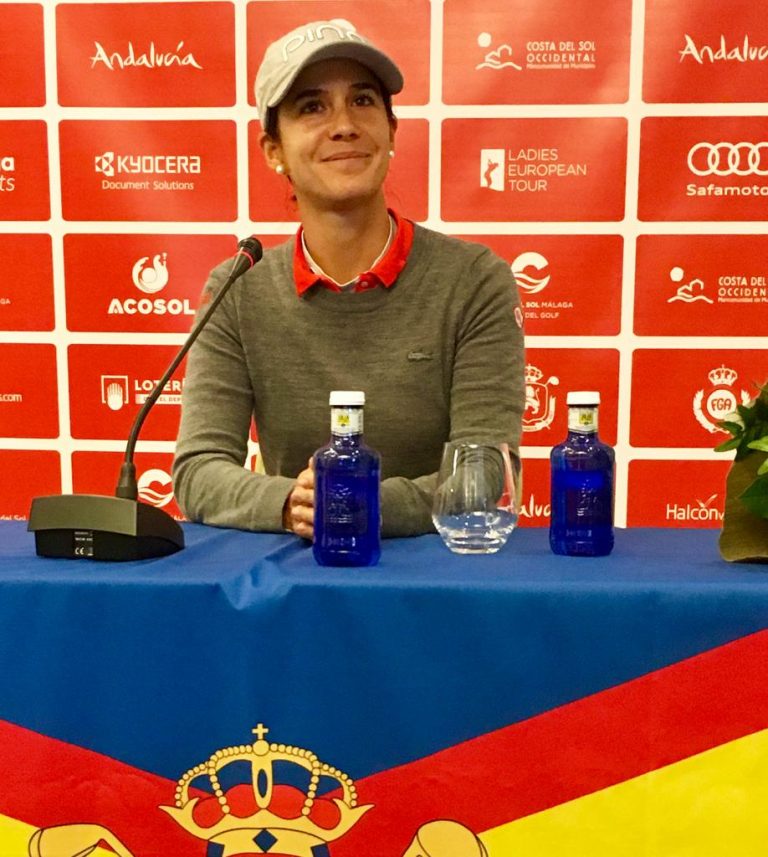 Azahara Muñoz: “Me encantaría ganar el Open de España por tercera vez, pero es un sueño que no me obsesiona”