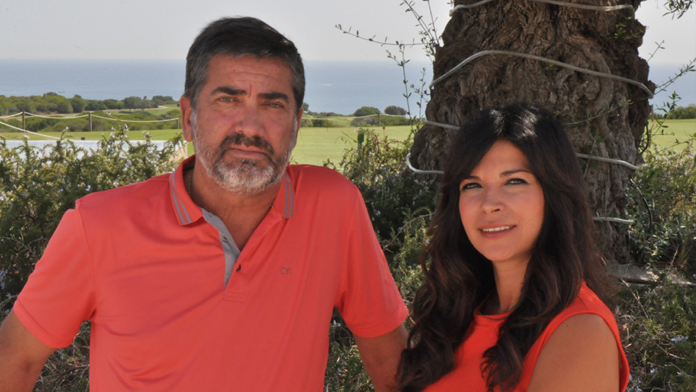 Juan Pablo Arriaga y Ana Berbel de Alcaidesa Golf Link Resort
