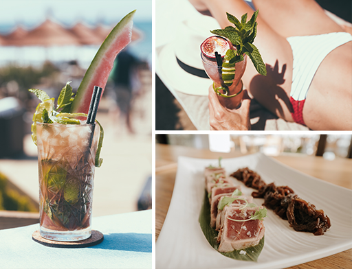 En Salduna Beach se puede disfrutar de una gran variedad gastronómica