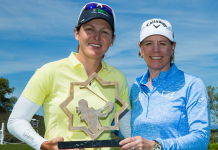 Céline Herbin, campeona del La Reserva de Sotogrande Invitational hosted by ANNIKA Céline Herbin y Annika Sorenstam