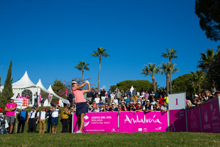 Anne Van Dam of Holland during the final round