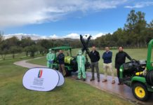 Los campos de golf andaluces sacan su maquinaria para ayudar a sus municipios en la lucha contra el COVID-19