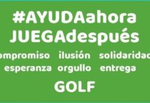 Respuesta ejemplar al llamamiento del golf en Madrid a través de los greenfees solidarios