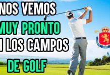 Bienvenida a todos con un rotundo: ¡Nos vemos muy pronto en los campos de golf!