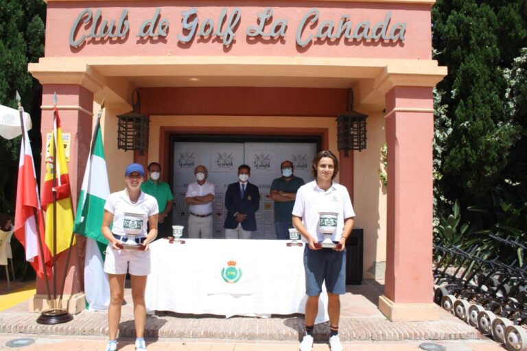 Álvaro Mueller y Valentina Albertazzi, Campeones de Andalucía en el Club de Golf La Cañada