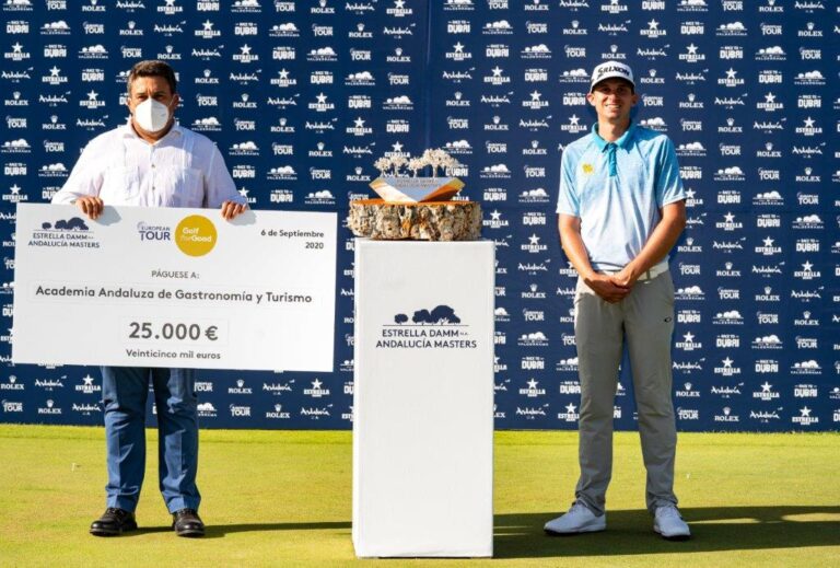 Golf for Good recauda 100.000 € para cuatro entidades benéficas en el Estrella Damm N.A. Andalucía Masters