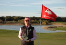 Histórico triunfo de Luna Sobrón tras ocho hoyos de playoff en el Santander Tour Letas Burgos