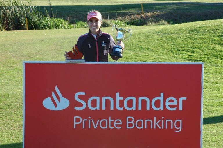 Luna Sobrón, campeona del ranking Santander Golf Tour 2020