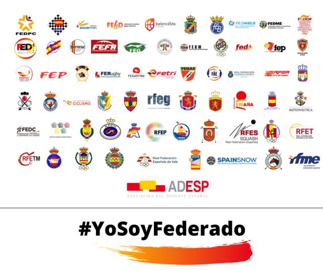 La campaña «Fedérate» une a todo el deporte español