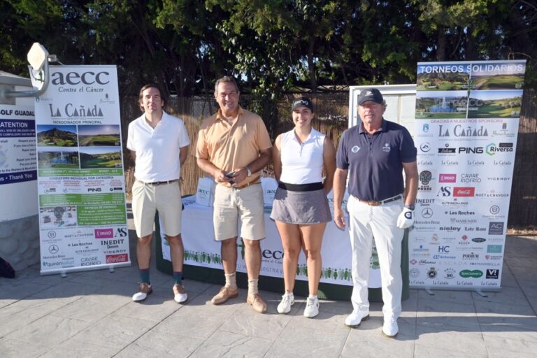 Éxito de participación en el torneo de AECC en el Real Club de Golf Guadalmina