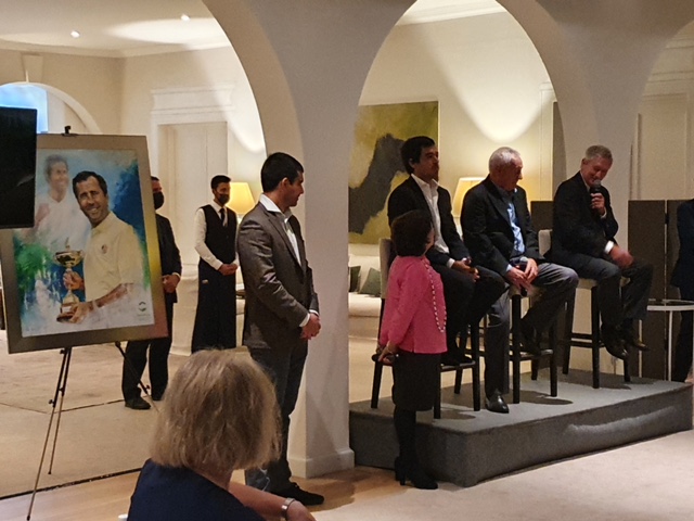 El Estrella Damm N.A. Andalucía Masters con La Palma en la cena Homenaje a Seve