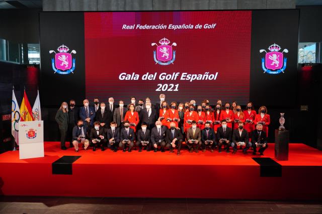 Gala del Golf Español 2021: Concentración de unidad, ilusión y talento